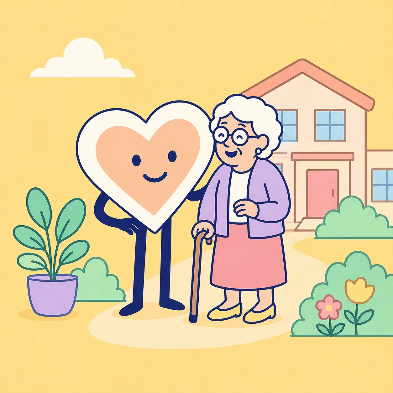 Maintien à domicile — Solalie accompagne les personnes âgées chez elles